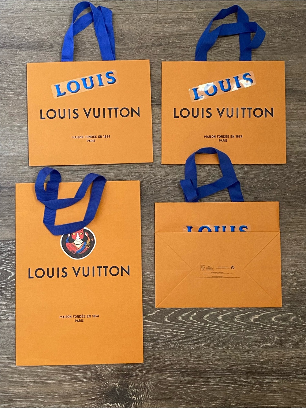 Louis Vuitton Shopping Bags - Set of 4